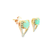 Tara 18k Gold Plated Sterling Silver Earrings